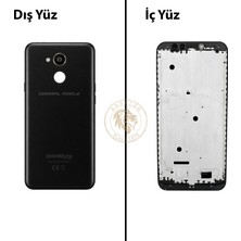 Arsking General Mobile Gm 8 Siyah Uyumlu Orta Kasa Full Kasa Kapak Gövde Housing