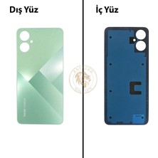 Arsking Tecno Camon 19 Neo Yeşil Uyumlu Arka Kapak Arka Cam Batarya Pil Kapağı Lazer Kesim Back Cover