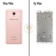 Arsking General Mobile Gm 5 Plus Rose Gold Uyumlu Orta Kasa Full Kasa Kapak Gövde Housing