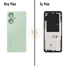 Arsking Tecno Camon 18 Yeşil Uyumlu Orta Kasa Full Kasa Kapak Gövde Housing