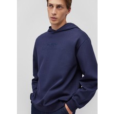 Mavi Kapüşonlu Lacivert Sweatshirt 0S10288-84371