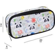 Mikasso Panda Kalem Çantası 40038 208 Tekstil Çok Renkli