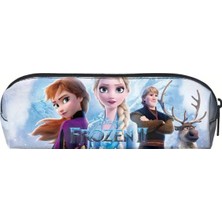 Mikasso Karlar Kraliçesi Elsa Frozen Kalemkutu Kalemkutusu Kalem Kutu Kalemlik Kız Çocuk Pencilcase Belirtil