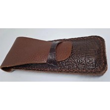 Mikasso Gerçek Deri Özel Kalemleriniz Için Kalemlik Kalem Kutu ( 2*3 Kalem Için ) 27 cm \ 6 cm Tekstil Çok R