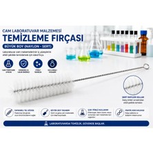 Labolist Cam Laboratuvar Malzemesi Temizleme Fırçası  Büyük Boy (Naylon-Sert)