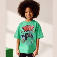 Dereff Xbox T-Shirt (Yeşil) 13-14 Yaş