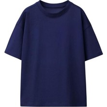 Dereff Basic T-Shirt (Lacivert) 5-6 Yaş