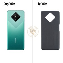 Arsking Infinix Zero 8 Yeşil Uyumlu Orta Kasa Full Kasa Kapak Gövde Housing
