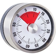 Weather Forecast Gri Metal Mekanik Mıknatıslı Klasik Zilli Mutfak Zamanlayıcı Timer THR395BY
