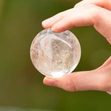 Taş Sandığı Kristal Kuvars Taşı Küre - 4,5 cm