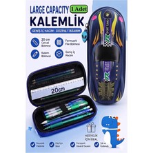Mikasso Araba Kabartmalı Bölmeli Kalemlik 1 Adet P-5953 Erkek Çocuk Okul Kalem Kutusu 3 Boyutlu Sevimli Kari