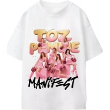Dereff Manifest T-Shirt (Toz Pembe) 9-10 Yaş
