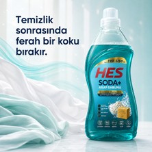 Hes Es Soda+ Arap Sabunu Çamaşır Deterjanı ve Çok Amaçlı Sıvı Temizleyici 1520 ml 38 Yıkama