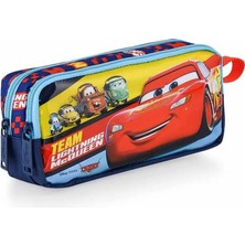 Mikasso Otto Mikro Cars Kalem Çantası 48243 Çift Göz Tekstil Bej