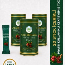 Çare Burada Çareburada 3 Adet Kekreyemiş Tozu 8g x 20 Stick