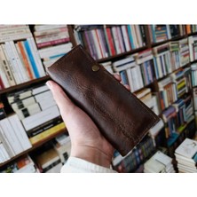 Mikasso Crazy Gerçek Deri Tamamen El Emeği Özel Kalemleriniz Için Kalemlik Kalemkutu (8*18CM ) DAK191 Deri K