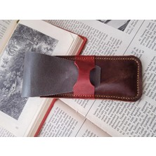 Mikasso Crazy Hors Hakiki Deri El Emeği Özel Kalemleriniz Için Kalemlik Kalem Kutu 27 cm 6 cm  Unk5 Belirtil