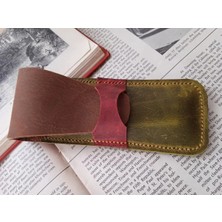 Mikasso Crazy Hors Hakiki Deri El Emeği Özel Kalemleriniz Için Kalemlik Kalem Kutu 27 cm 6 cm Unk3 Belirtilm