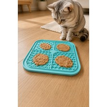 Weather Forecast Silikon Yeşil Kaymaz Yavaş Yeme Kedi Köpek Mama Ezmesi Yalama Matı MT286YS