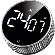 Weather Forecast Siyah Büyük LED Göstergeli Dijital Mutfak Manyetik Zamanlayıcı Timer THR394