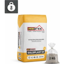 Myfix Elyaflı Isı Yalıtım Levha Sıva Harcı 2 kg Gri Yapıştırıcı Malzeme Yüksek Su Direnç Seviyesi