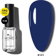 Momo Professional Kalıcı Oje K121, Lacivert, 4 ml