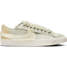 Nike Blazer Low '77 Jumbo Womens Leather Sneaker Hakiki Deri Günlük Spor Ayakkabı Krem