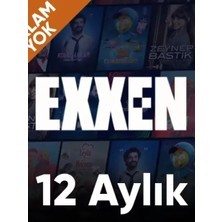 Exxen 12 Aylık Reklamsız Üyelik