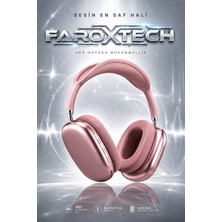 FaroxTech 360° Ses Deneyimli Kablosuz Over-Ear Kulaklık – Konforlu Tasarım ve Güçlü Ses