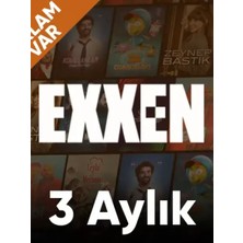 Exxen 3 Aylık Reklamlı Üyelik