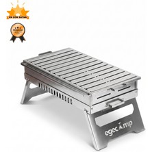 Egecamp® Flipfire Pro Ultra Katlanabilir Paslanmaz Mangal