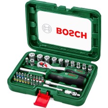 Bosch 1/4 Altı Köşe Lokma Takımı 37 Parça