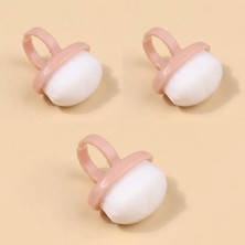 Expertyol 10 Adet Mini Yüzük Tırnak Toz Temizleme Fırçası Pembe 10 Lu