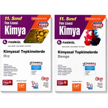 Çap Yayınları 11. Sınıf Fen Lisesi Kimya 5. ve 6. Fasikül Seti – Kimyasal Tepkimelerde Hız ve Denge – Video Anlatımlı