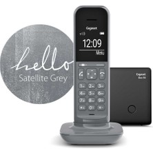Belirtilmemiş Gıgaset CL390, Dect Telefon, Gri, 12 Saat Konuşma, 180 Saat Bekleme, 150 Kişilik Rehber