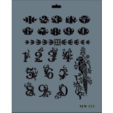 Belirtilmemiş Rich New Seri N-123 Stencil 35X25 cm