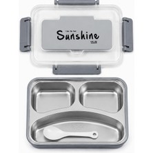 Sunshine Çelik Beslenme Kabı 3 Bölmlenme 462