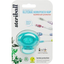 Steriball Diş Fırçası Koruma Kabı - Turkuaz Hijyenik Özellikli Seyahat İçin Kullanışlı Aksesuar