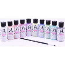 Südor Mona Lisa 10x40ml Chalky Akrilik Boya Fırça Hediyeli - Chal