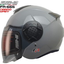 Free-M 665 Yarım Kask Güneş Vizörlü (Nardo)