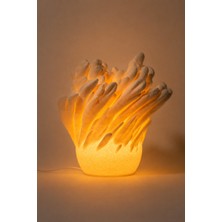 Glax Studio Dekoratif Masa Lambası Flare | Modern Tasarım Abajur | E27 LED Ampul Dahil | Ambiyans Aydınlatma | Hediyelik