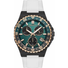 Quantum PWG1147.093 Quartz Silikon Beyaz 43 mm Erkek Kol Saati