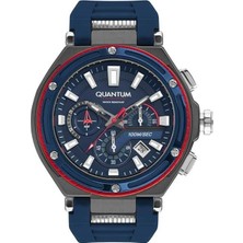 Quantum HNG1010.099 Quartz Silikon Lacivert 10 Atm 50 mm Erkek Saat