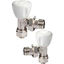 Buderus Eca ½ Rv3 Köşe Radyatör Vanası Pex 2'li Paket