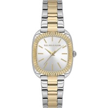 U.s. Polo Assn. USPA2143-03 Quartz Çelik Gri Altın Rengi 28X33 mm Kadın Kol Saati