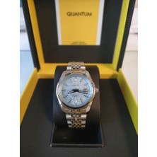 Quantum QMG1251B.300 Otomatik Çelik Gri Safir 10 Atm 41 mm Erkek Kol Saati