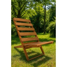 Dekorela Ahşap Şezlong Sandalye