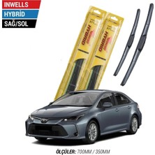 Inwells Toyota Corolla 2019- 2025 Yeni Kasa Hybrid Silecek ( 70X35CM)