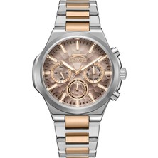 Slazenger SL.09.2427.2.02 Quartz Çelik Rose/gri 45 mm Erkek Kol Saati