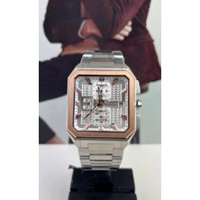 Quantum PWG1174.530 Quartz Çelik Gri Dikdörtgen Kasa 42 mm Erkek Kol Saati